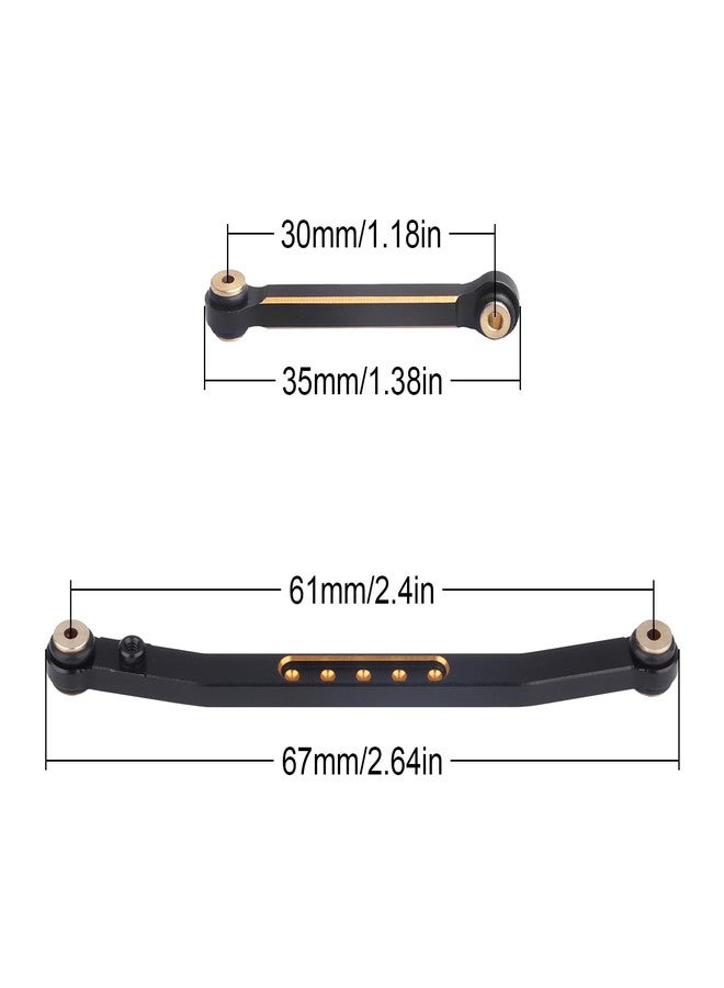 AllinRC Aluminum Steering Rod Tie Links for AXIAL SCX24 AXI90081 Upgrades 1/24 RC Crawler Car Parts - Image 2